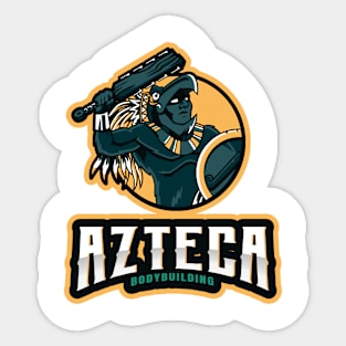 Azteca Bodybuilding Sticker